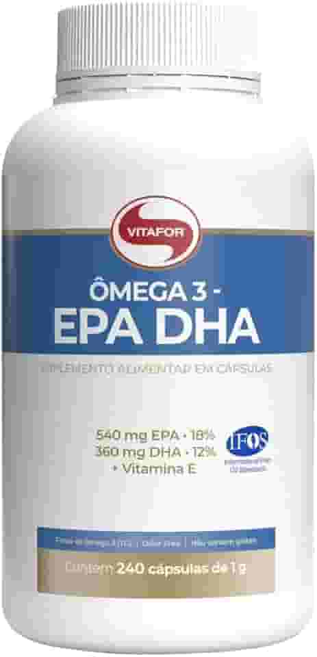 Ômega 3 EPA DHA 240 Cápsulas Vitafor 540mg EPA 360mg DHA