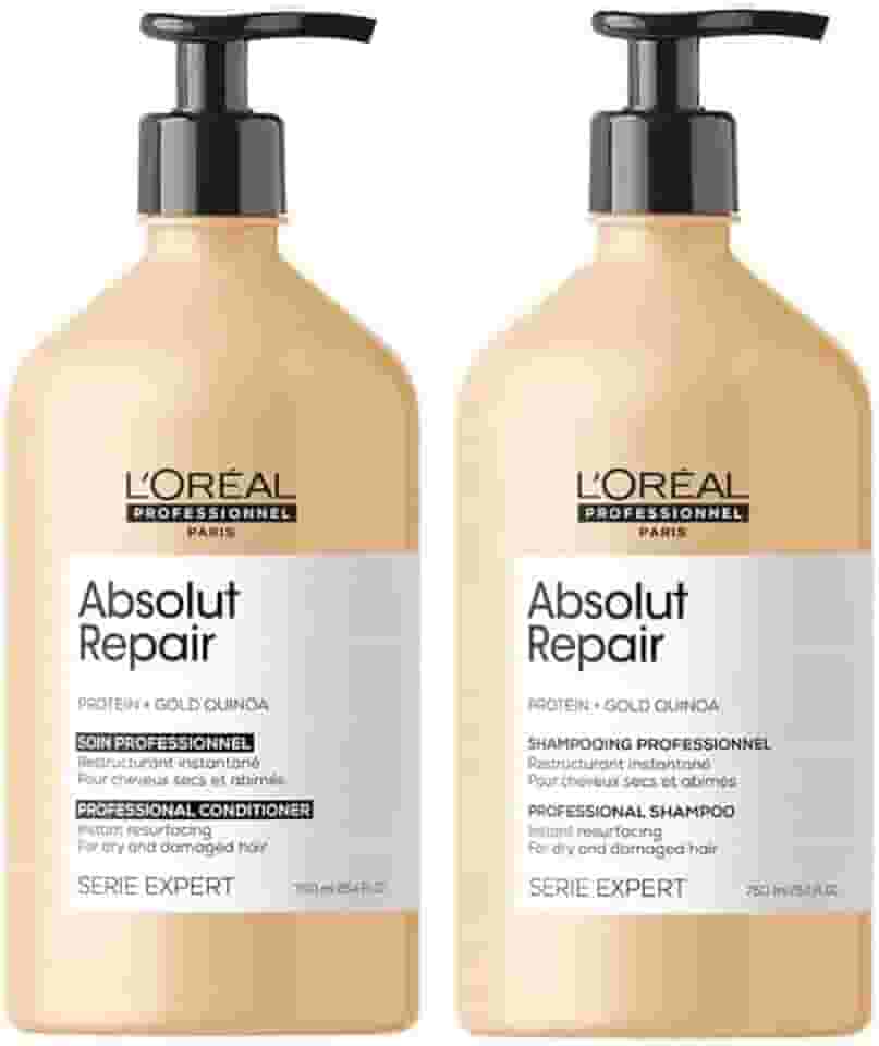 Kit L'Oréal Absolut Repair Shampoo 750ml + Condicionador 750ml