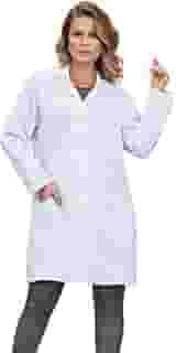 Jaleco Feminino Manga Longa Acinturado Oxford