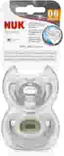 NUK Kit C/ 2 Chupetas Sensitive Soft Fashion 100% Silicone Neutral S1