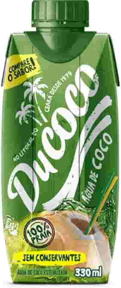 Água de Coco Ducoco - Caixa de 12 Unidades - Cada unidade possui um Volume de 330 ml