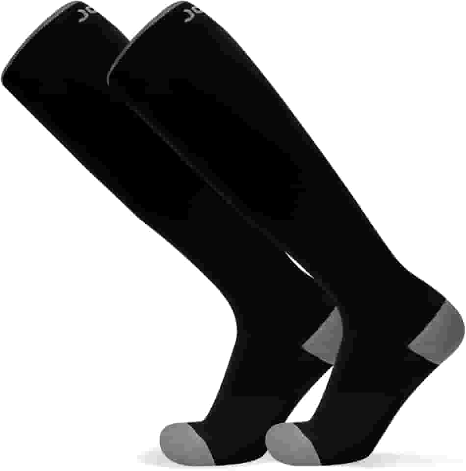 Meia de Compressão Cano Longo 15-30 mmHg melhor Para Academia,Corrida,Varizes,Viagens Melhor para homens e mulheres