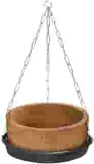 Vaso Natural Xaxim de Fibra de Coco Com Suporte Suspenso Completo Grande 05 Para Samambaia