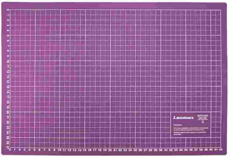 Base De Corte Dupla Face 27x42 A3 Lilás Roxo Patchwork Artesanato Scrapbook Lanmax