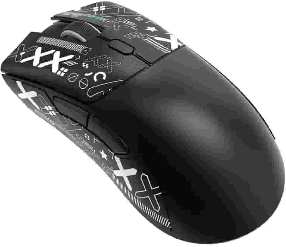 Mouse Gamer ATTACK SHARK R1 Sem Fio 18000 DPI Sensor PAW3311 RGB Recarregável – Alta Precisão e Design Ergonômico (Preto)