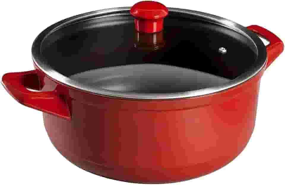Panela em Cerâmica Duo 28cm 6L Ceraflame Cookware - Pomodoro