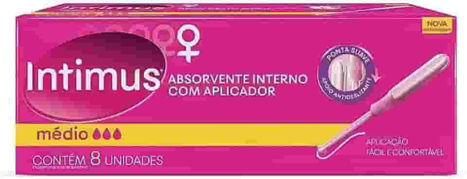 Intimus Absorvente Interno Sport Médio, 1 pacote com 8 unidades