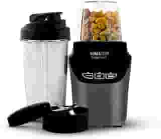 Liquidificador e Processador Mallory Gourmet - 1000W, 6 Lâminas em Aço Inox, Tritura Gelo, Painel Easy Touch, 2 Copos Tritan com Tampas - 220V