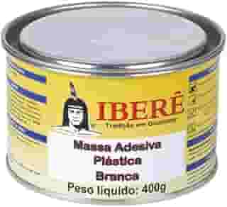 Massa Adesiva Plástica Branca 400g Iberê
