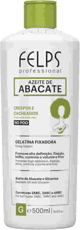 Felps Cachos Gelatina Fixadora Azeite De Abacate 500G, Felps Professionnel, 500gr