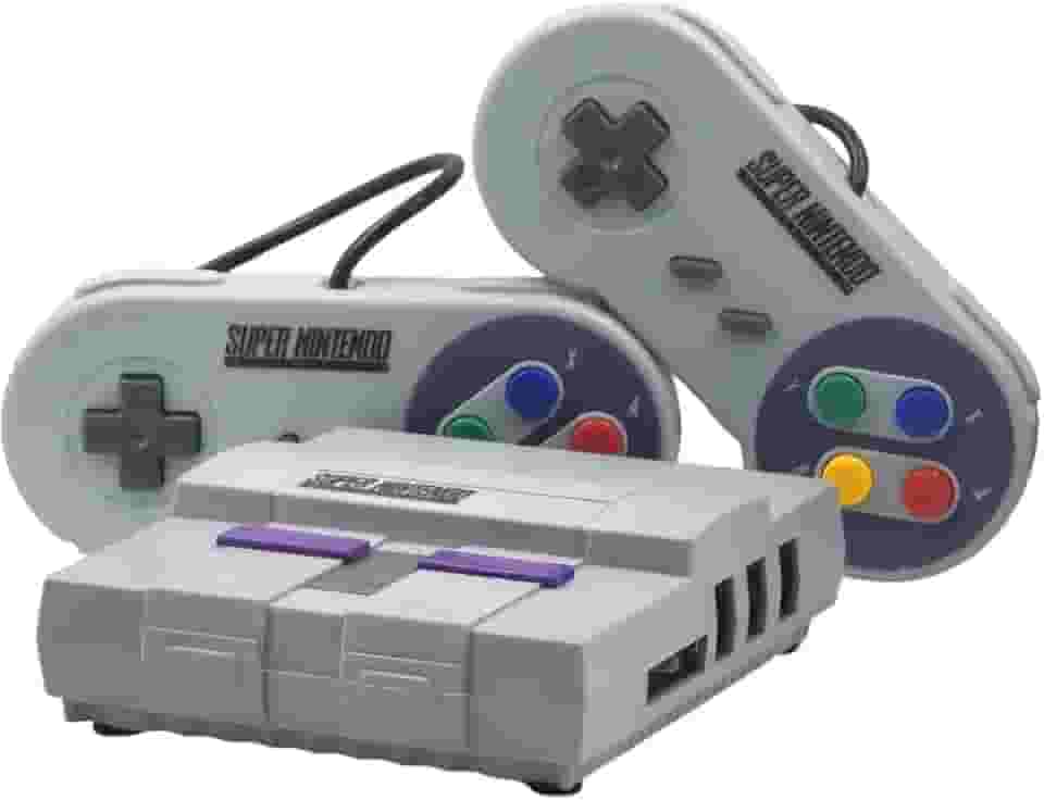 Game Retro Mini Super Nintendo + 150 mil Jogos + 2 Controles + Pack com todos os Jogos de Snes (Controles SNES)
