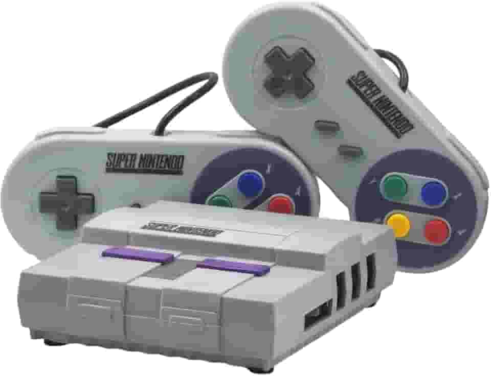 Game Retro Mini Super Nintendo + 150 mil Jogos + 2 Controles + Pack com todos os Jogos de Snes (Controles SNES)