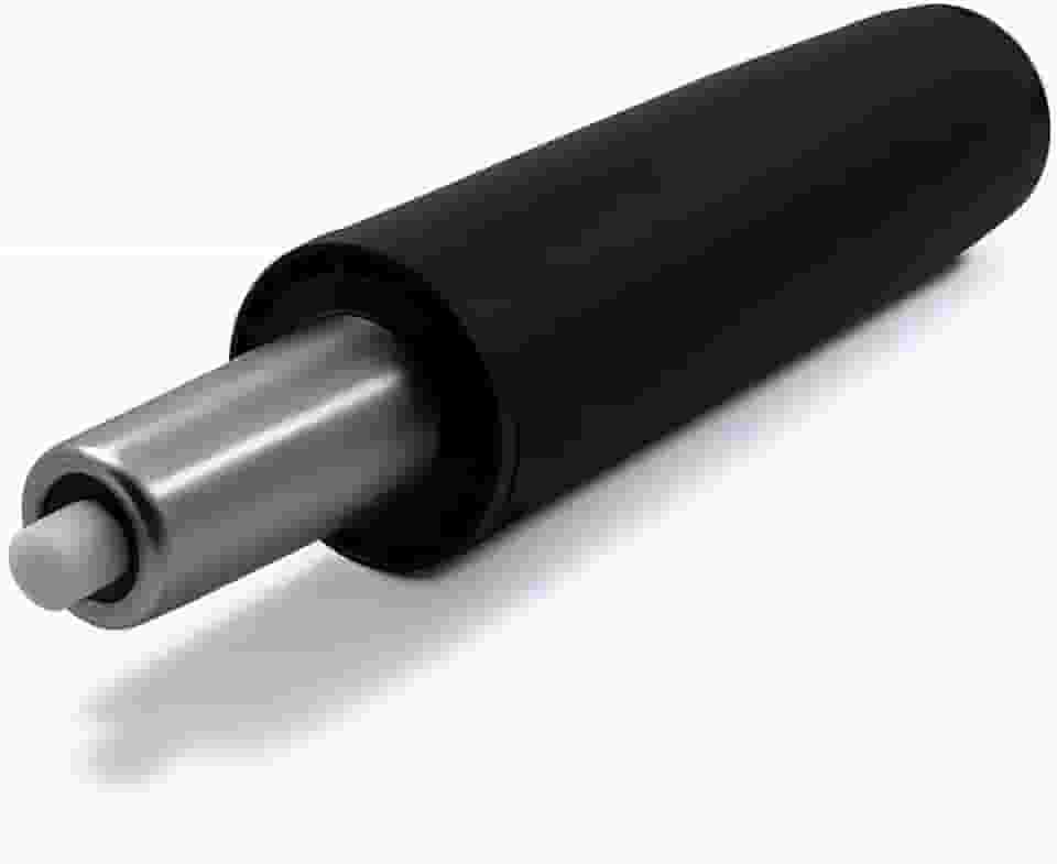 Pistão Amortecedor a Gás Preto Classe 2 para Cadeiras de Escritório e Gamer – Suporta 120Kg com Ajuste de Altura 120mm - Escritex