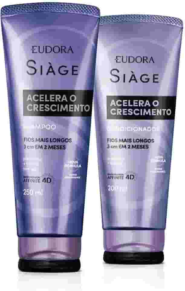 Eudora Kit Siàge Acelera o Crescimento: Shampoo 250ml + Condicionador 200ml