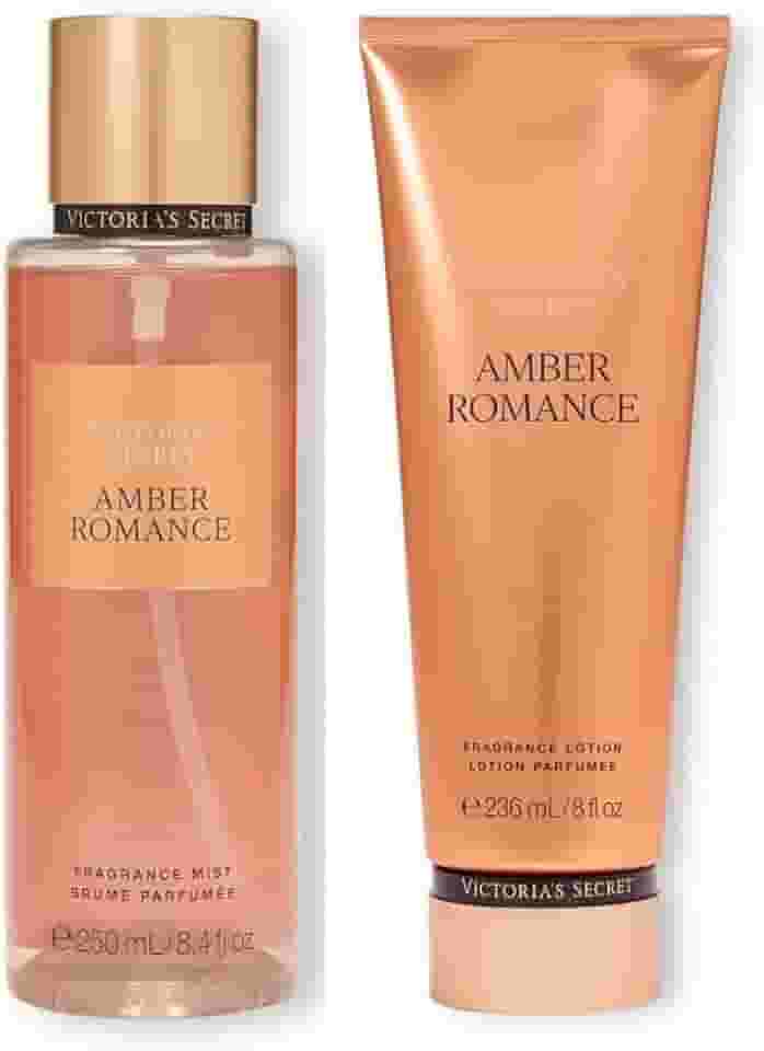 Kit Body Splah + Creme Hidratante Amber Romance Victoria's Secret 236ml+250ml