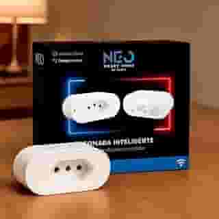 Tomada Inteligente Smart Wi-fi 2.4 GHz 10A 110v/220v Bivolt Branco Cod: 291990608 Neo Avant