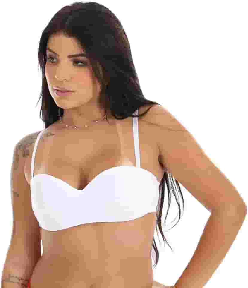 Sutiã Tomara Que Caia Com Bojo Alça Removível Fristyle Poliamida Feminino Adulto