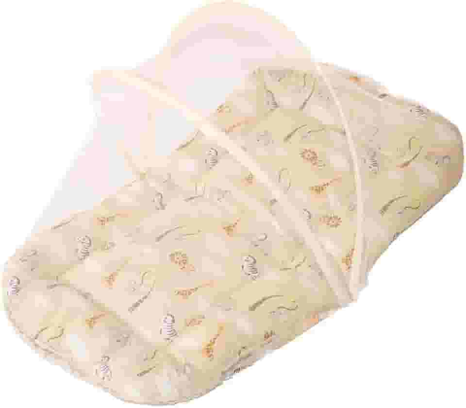 Berço Portátil Ninho redutor Com Mosquiteiro Preço De Atacado, enxoval, bebê(safari caqui)