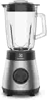 Liquidificador Electrolux inox jarra de vidro resistente capacidade 1,5L 5 velocidades função pulsar 700W EBS30 127v