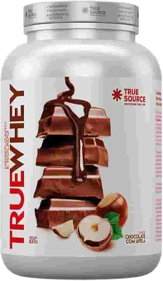 True Source True Whey (837G) - Hidrolisado E Isolado - Sabor Chocolate C/ Avelã