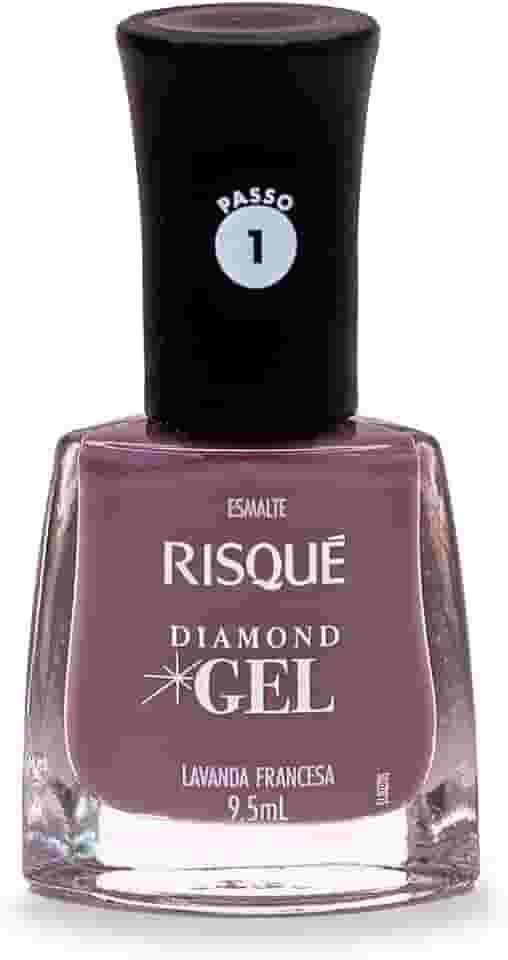 Risqué Esmalte Diamond Gel Lavanda Francesa Cremoso 9 5 Ml