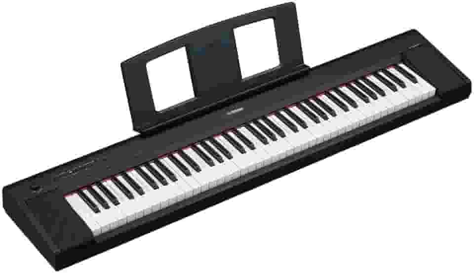 Piano Digital NP 35B Piaggero Preto 76 Teclas com Fonte Bivolt Yamaha