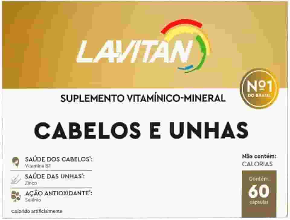 Lavitan Mais Hair Cabelos E Unhas 60 Cápsulas