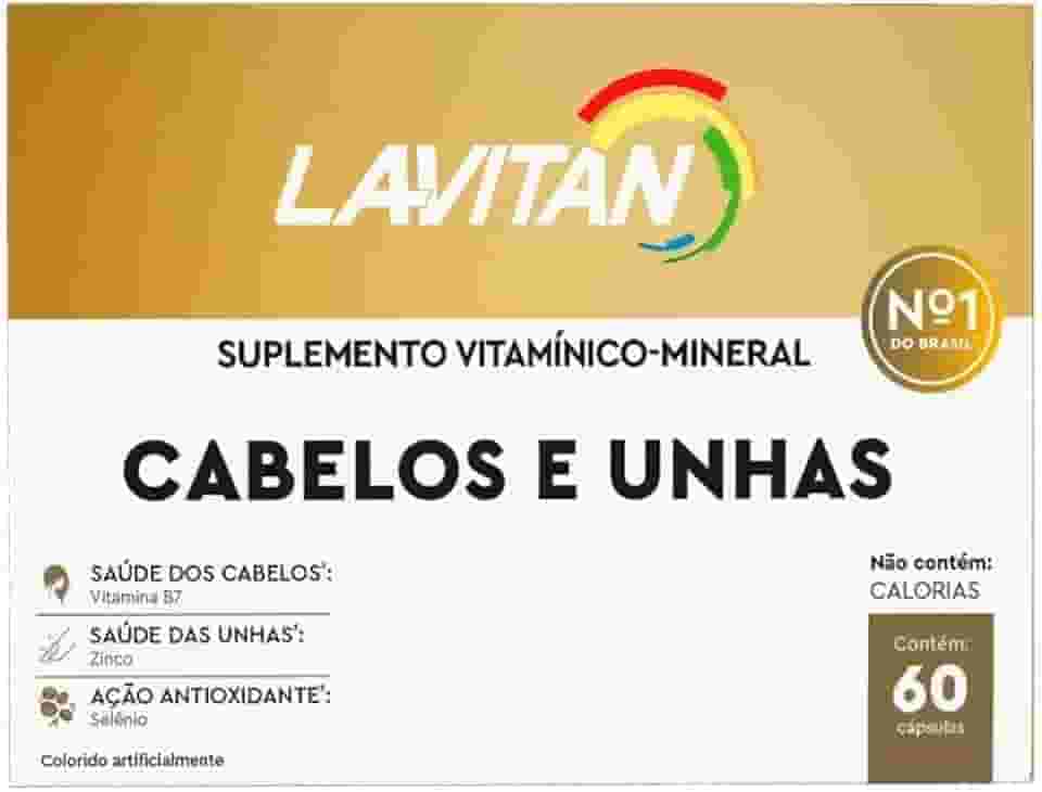 Lavitan Mais Hair Cabelos E Unhas 60 Cápsulas