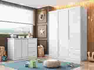 Jogo de quarto completo Pérola Branco - Phoenix Baby
