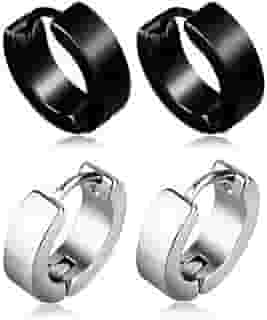 Brinco Masculino Feminino Argola Aço Cirúrgico Antialérgico