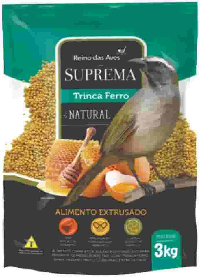 Suprema Trinca Ferro Extrusada 3kg - Reino Das Aves