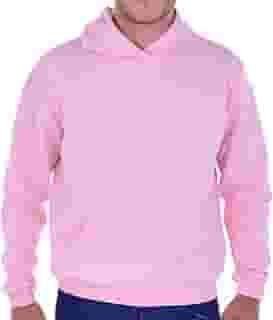 Blusa de Frio Moletom Flanelada Bolso Canguru com Capuz Masculina