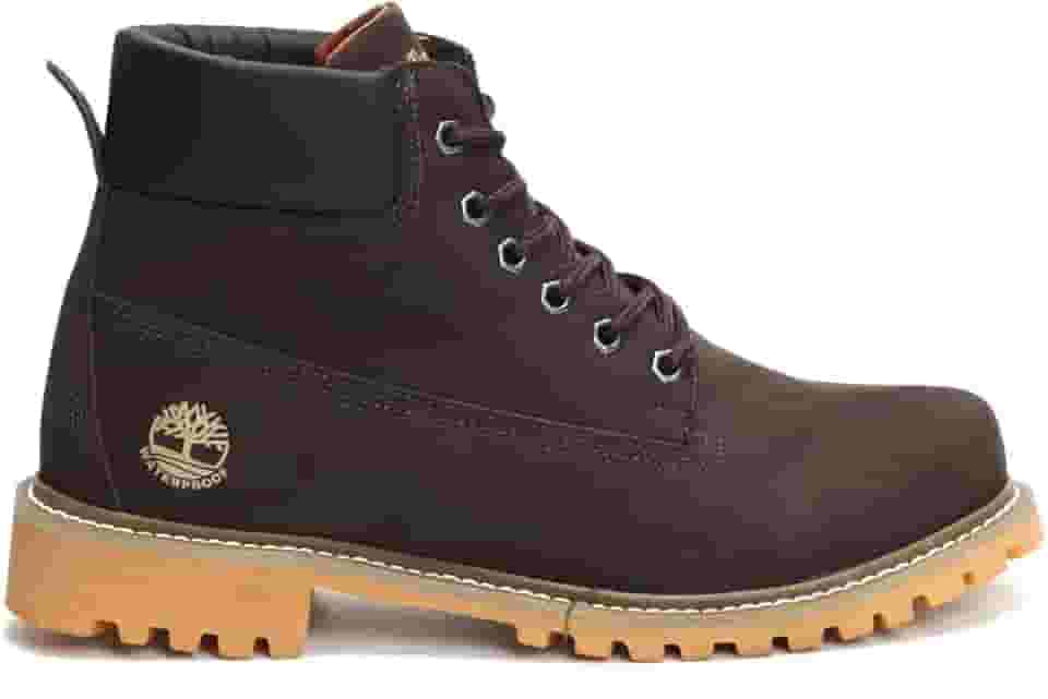 Bota impermeável Timberland Inch 6 Masculino Waterproof, Couro hidrofugado (Marrom, BR, Adulto, Numérico, 39)