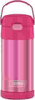 Thermos Garrafa infantil Carros Funtainer, aço inoxidável, 354 ml, rosa