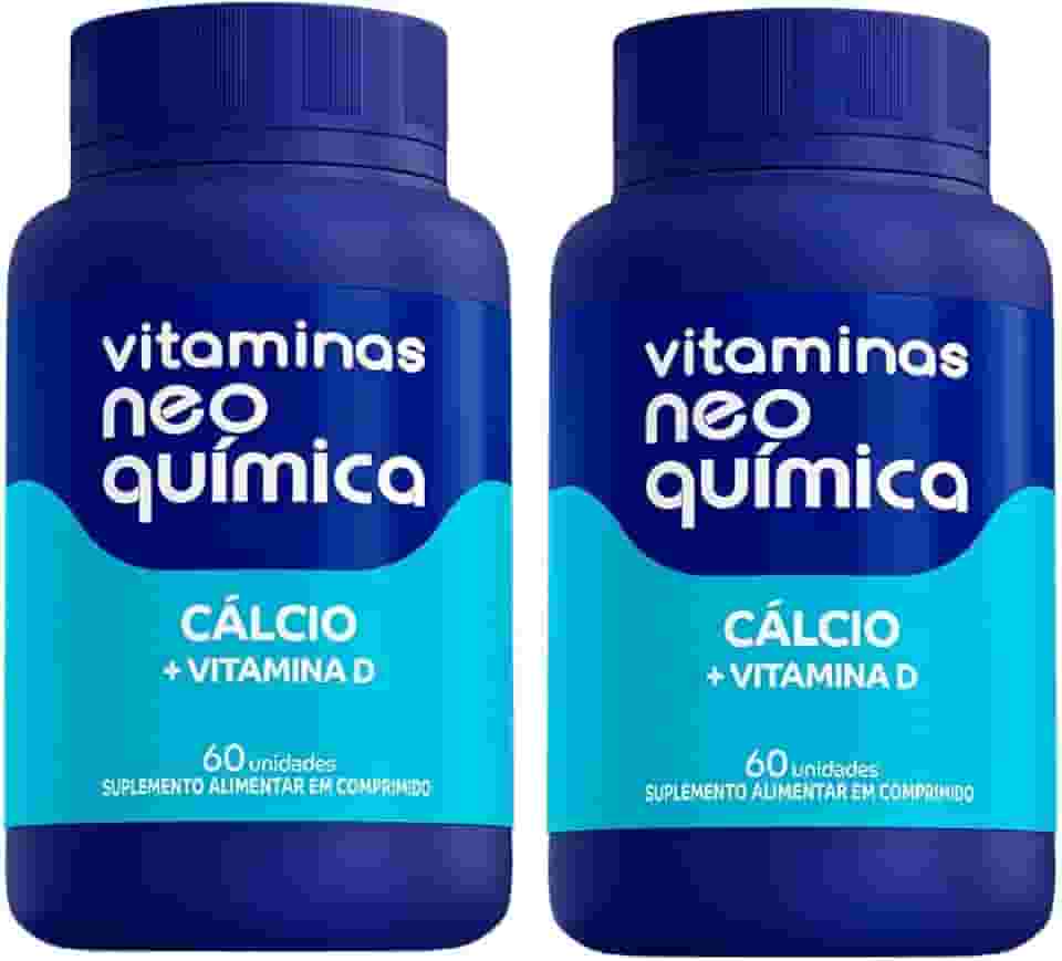 Kit 2 Cálcio + Vitamina D 60 Cápsulas - Neo Química