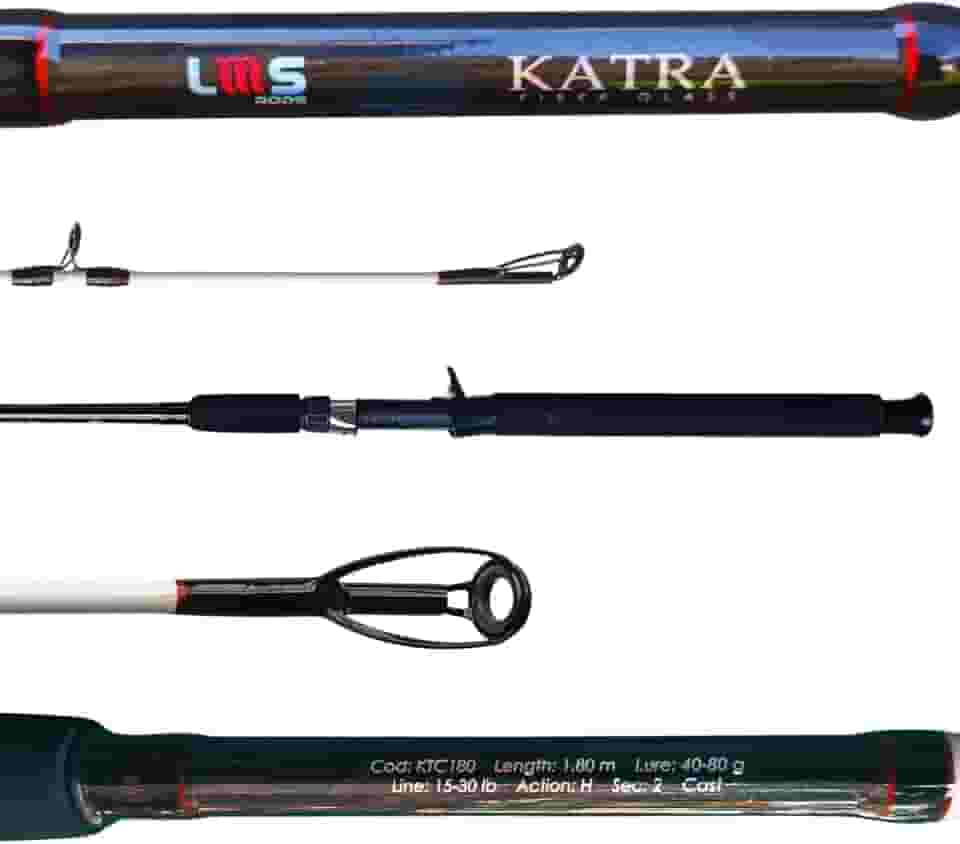 Vara Lumis Rods Katra para Carretilha 1,80m -30lb - 2 Partes