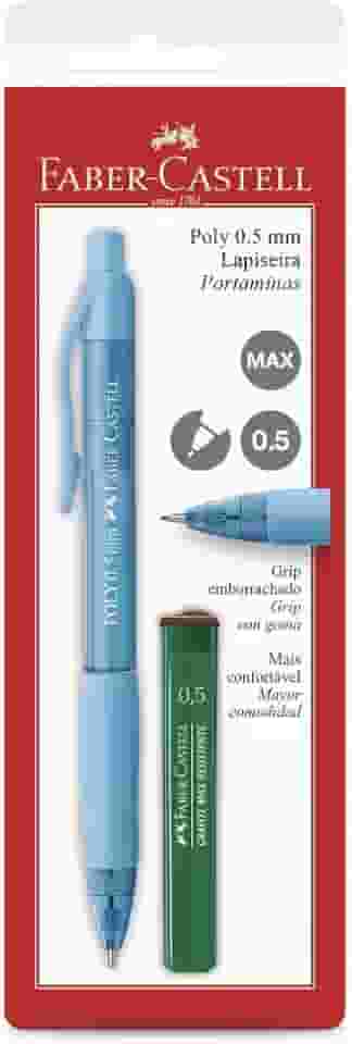 Lapiseira Poly 0.5mm Mix, Faber-Castell, SM/05POLYM, Multicor