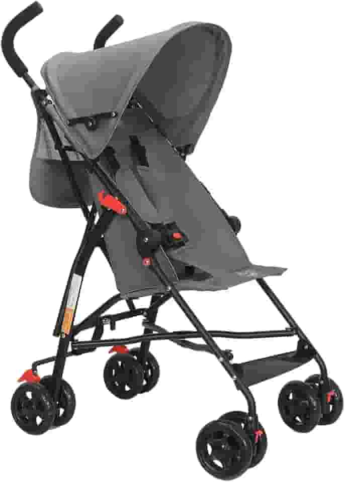 Maxi Baby Carrinho de Bebê Passeio Guarda Chuva MOVEE (Cinza)