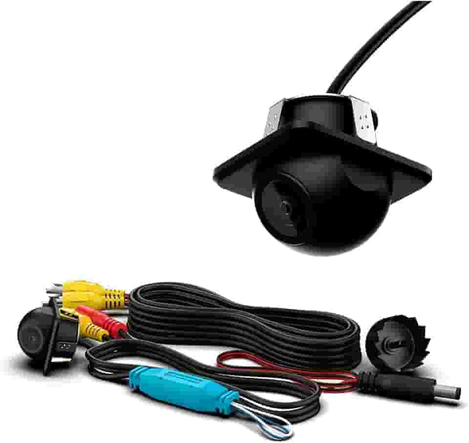 Câmera de Ré ou Frontal Tartaruga 180 Graus 1280x720px Lente de Vídro Linhas guias Faaftech FT-CAM-TL