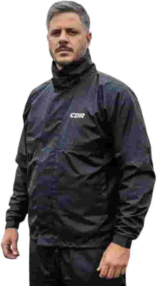 Jaqueta Capa de Chuva Para Motoqueiro em Nylon 100% Impermeável CDR Motoboy