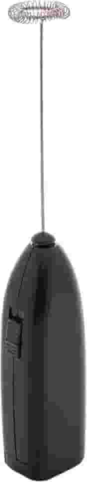 LYOR - Mini Mixer Misturador Elétrico para Bebidas - Inox e Plástico Preto - Eficiente e Compacto para Batidas e Misturas Rápidas