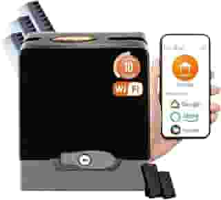 Kit Motor Portão Eletronico Deslizante Ppa 600kg 1/3hp 3m 2 tx com Wifi integrados com alexa google e siri (110, Volts)