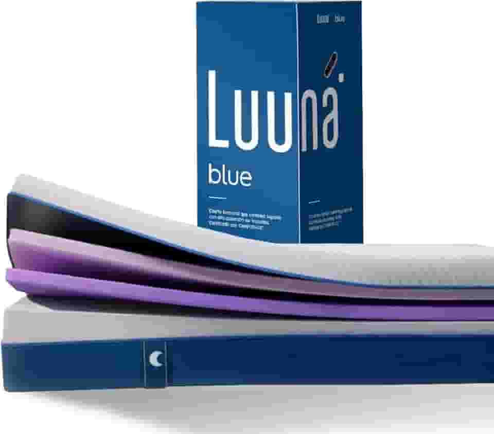 Colchão King Luuna Blue, Garantia 10 Anos, Firme Confortável, Bloqueio de Movimentos - 193x203cm