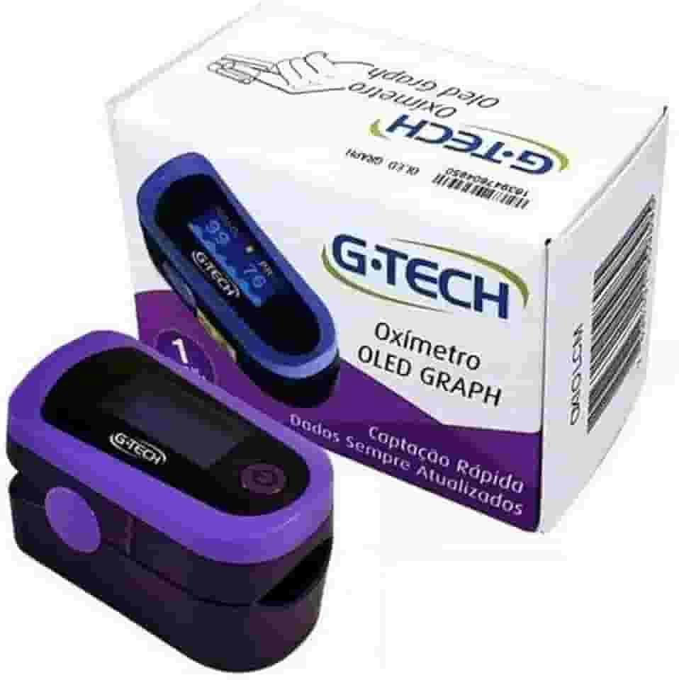 G-Tech Oxímetro De Pulso Portátil Modelo Oled Graph