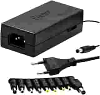 Carregamento Universal 150W Para Notebook E Laptop Com 9 Adaptadores DC Intercambiáveis E Entrada AC 110 E 220 Volts