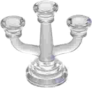 WOLFF - Candelabro de Vidro para 3 Velas Allure 15x7x13cm