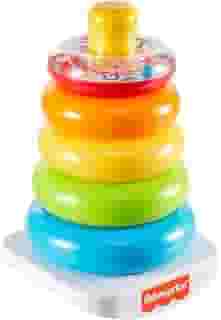 Fisher-Price Brinquedo para Bebês Pirâmide de Argolas para crianças a partir de 6 meses