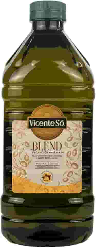 Óleo de Girassol Com Azeite de Oliva Blend Mediterrâneo Vicente Só 2 litros
