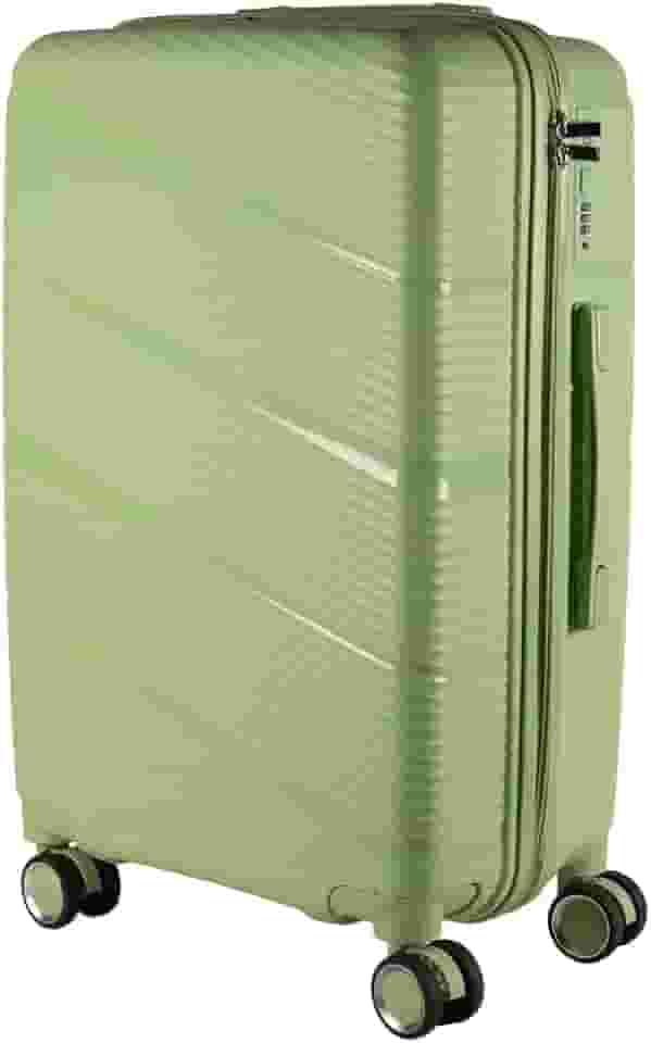 Mala de Viagem Media 23kg em Polipropileno 4 rodas 360 - AeroMalas Dublin (Verde)