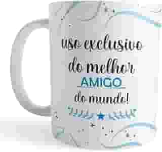 Voar Personalizados, Caneca Xicara Melhor Amigo do Mundo Uso Exclusivo e Especial